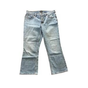 JCrew mid rise flare crop denim, jeans, size 31